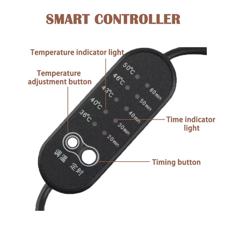 MC-KA0107 &ndash; Eye Massager With Jade Tourmaline Infrared Heat