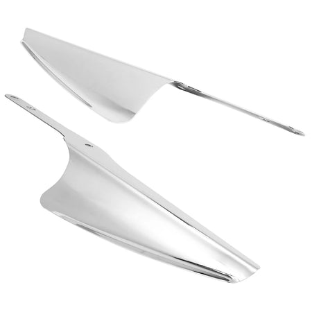 Harley Chrome Front Fork Wind Deflectors - Wind Protection