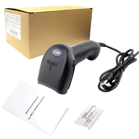 HZTZ HZ-F1 Barcode Scanner &ndash; High Speed 1D USB Reader