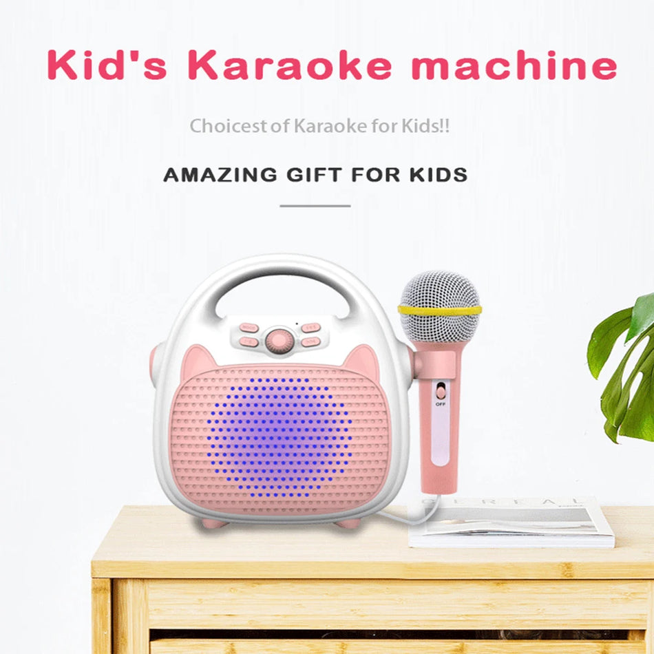 Bluetooth Kids Music Player &ndash; Fun Karaoke Experience with LED Lights