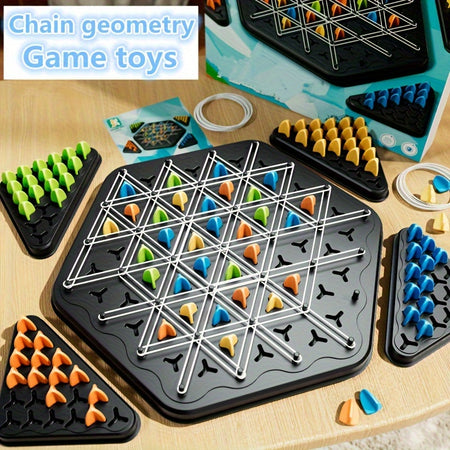 Chain Geometry: Educational Family Board Game - Brain Boosting Children's Toy