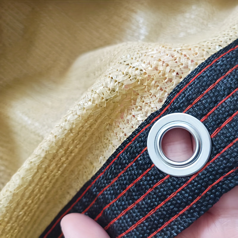 GRSUNGLOW Heavy-Duty Waterproof UV-Proof Sunshade Sail - Large Rectangle 90g HDPE