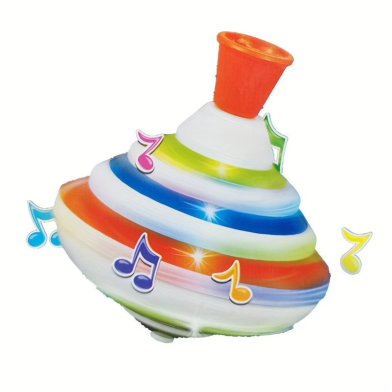 Light-Up Musical Spinning Gyro Toy