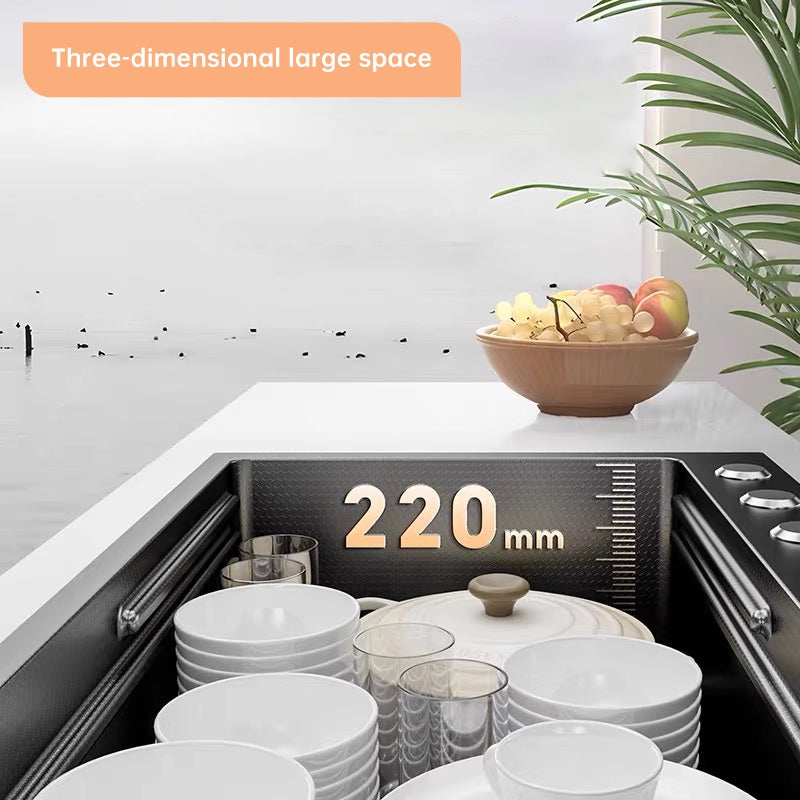 JIAYUN Heavy-Duty Kitchen Sink &ndash; Easy-Clean Stainless Steel Design