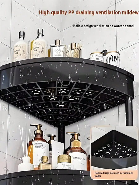 Multicolour Rolling Storage Cart - Space-Saving Organizer for Home &amp; Office