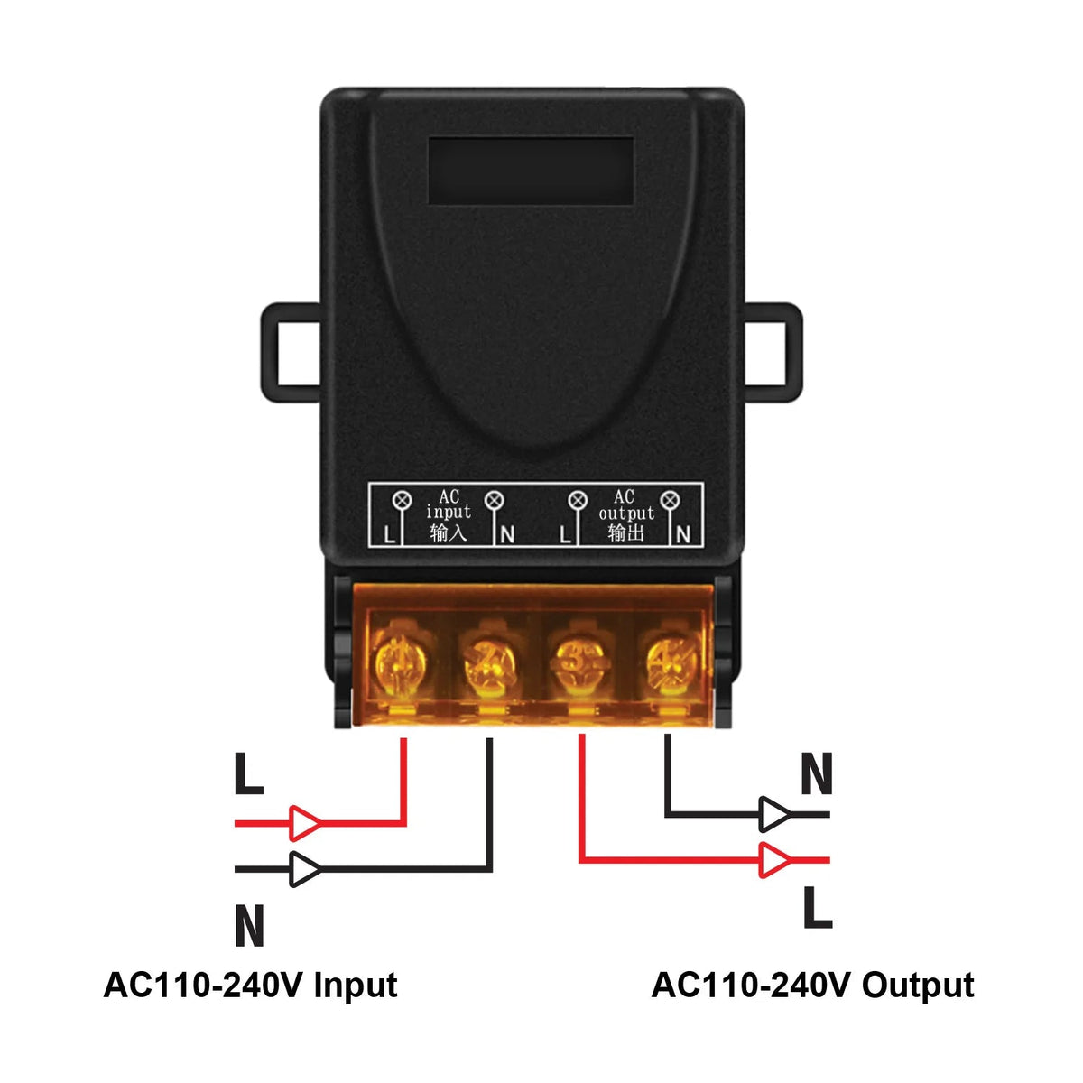AC 110V 220V 30A Relay Wireless Remote Control Switch System RF 433Mhz Transmitter On Off  for Water Heaters Ceiling LED Lamp