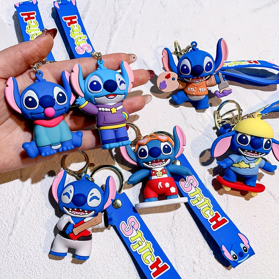 Lilo & Stitch Cartoon Anime Disney Keychain - Perfect Accessories For Backpack - Cyprus