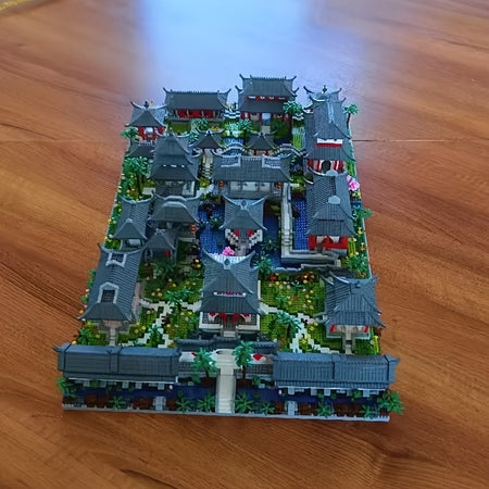 World Landmark Building Landscape Puzzle - 3988/4222/3888pcs + Micro Particle Suzhou Garden 12000pcs Model Castle Educational Toy Kit, Ages 6-8