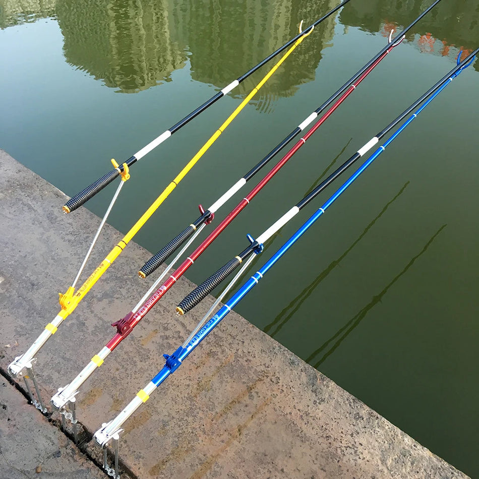 Adjustable Carbon Fiber Fishing Rod Holder: Telescopic Stand Bracket