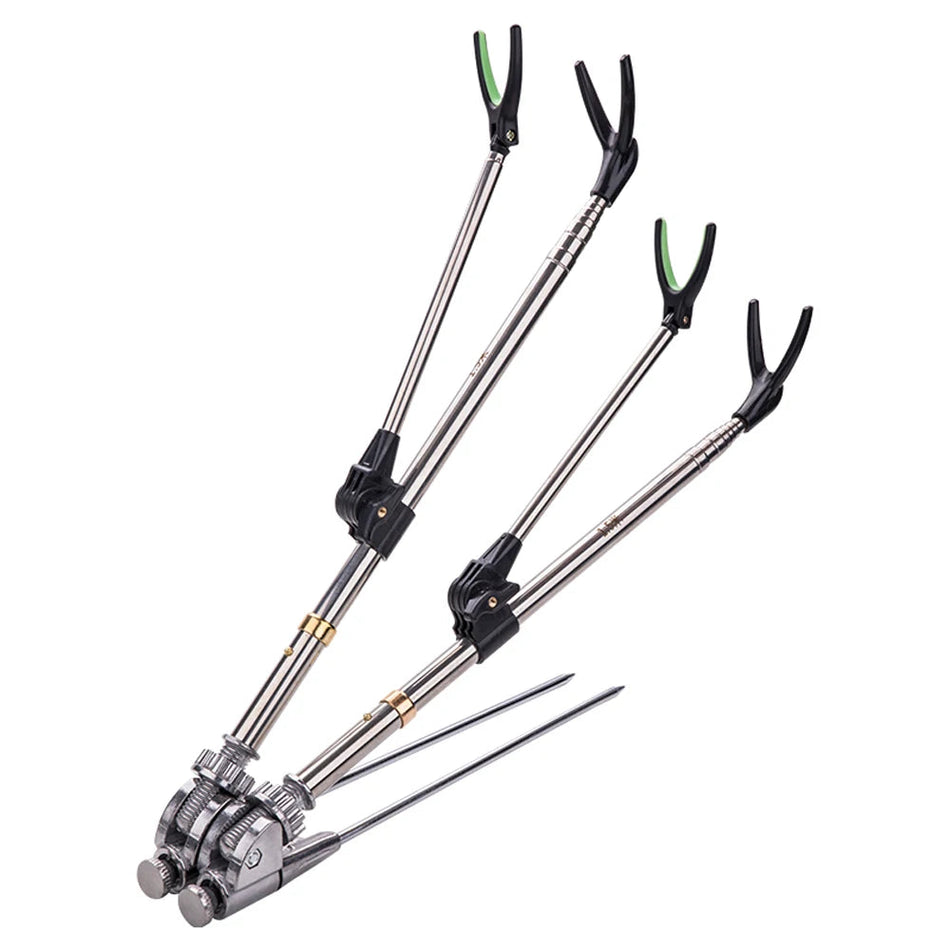 Adjustable Stainless Steel Fishing Rod Pole Rack Stand