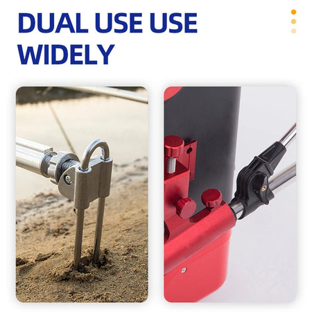 Adjustable Stainless Steel Fishing Rod Pole Rack Stand