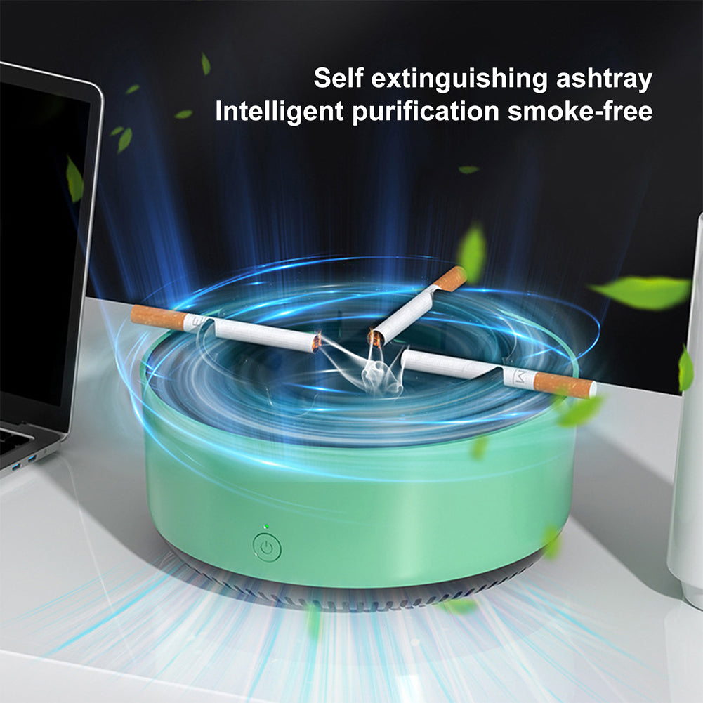 Air Purifier Ashtray Intelligent Electronic Ashtray For Filtering Second-Hand Smoke From Cigarettes Remove Smoking Home Office 4