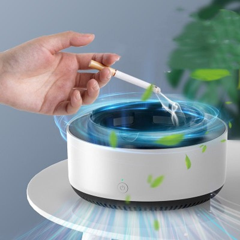 Air Purifier Ashtray Intelligent Electronic Ashtray For Filtering Second-Hand Smoke From Cigarettes Remove Smoking Home Office 4