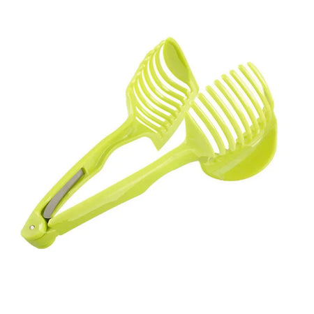 Aluminum Alloy Kitchen Handheld Orange Lemon Slicer Tomato Cutting Clip Fruit Slicer Onion Slicer Kitchen Item Plastics