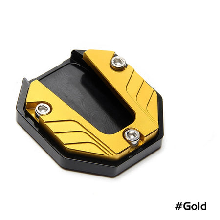 Aluminum Alloy Motorcycle Bike Kickstand Extender Foot Side Stand Extension Foot Pad Support Plate Motorbike Accessories