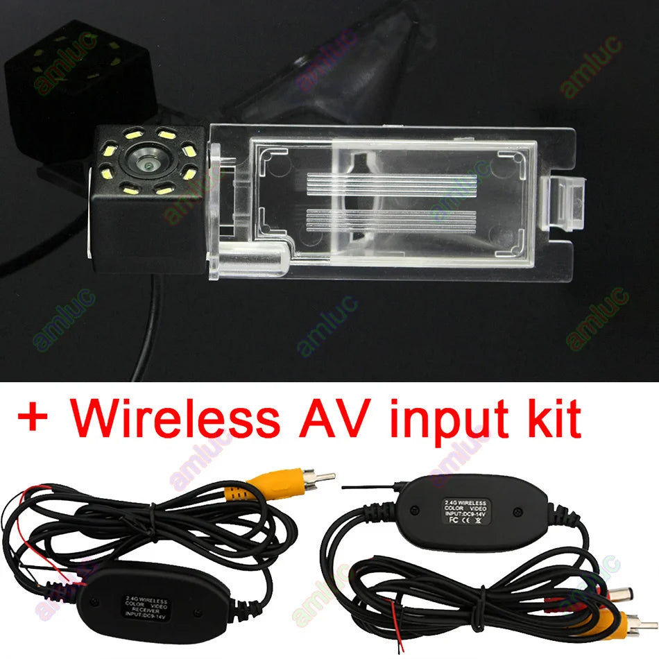 Amluc For Dodge Caliber 2007 2008 2009 2010 2011 2012 Car Back up off Rear View Reverse Wireless Vehicle Parking Fisheye Camera
