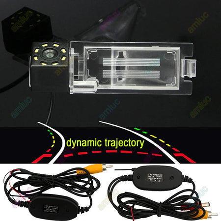 Amluc For Dodge Caliber 2007 2008 2009 2010 2011 2012 Car Back up off Rear View Reverse Wireless Vehicle Parking Fisheye Camera
