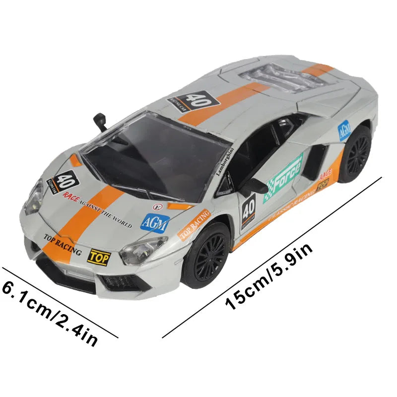 Analog Slot Car 1 32 Scale Racing Police Toy For Children Electric Race Track