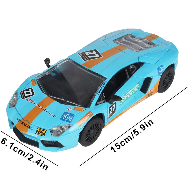 Analog Slot Car 1 32 Scale Racing Police Toy For Children Electric Race Track CAR 10