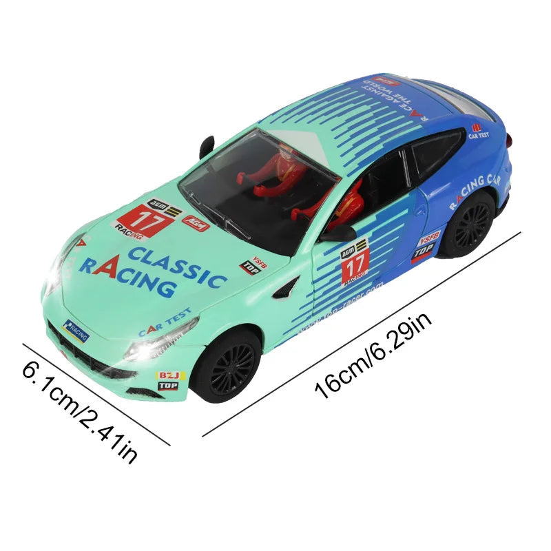 Analog Slot Car 1 32 Scale Racing Police Toy For Children Electric Race Track CAR 5