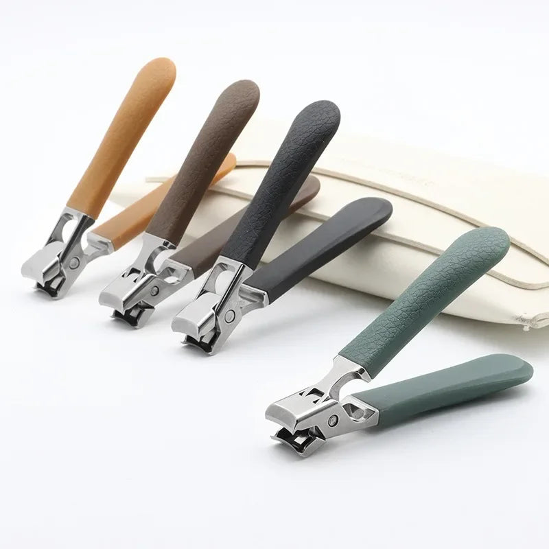 Anti-splash Nail Clippers Thick Hard Toenail Special Stainless Steel Wide Jaw Opening Manicure Fingernail Cutter Tools