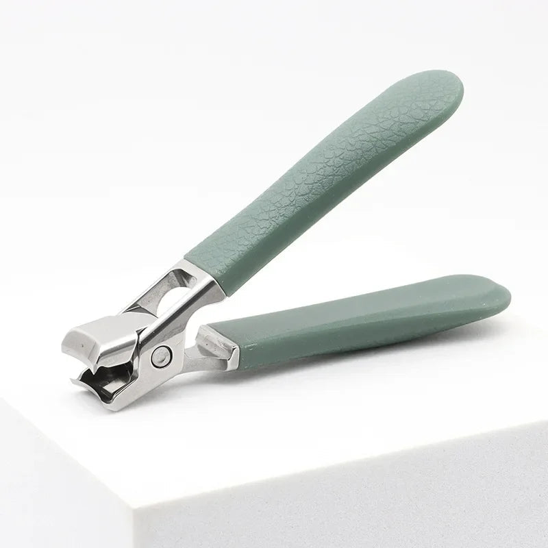 Anti-splash Nail Clippers Thick Hard Toenail Special Stainless Steel Wide Jaw Opening Manicure Fingernail Cutter Tools