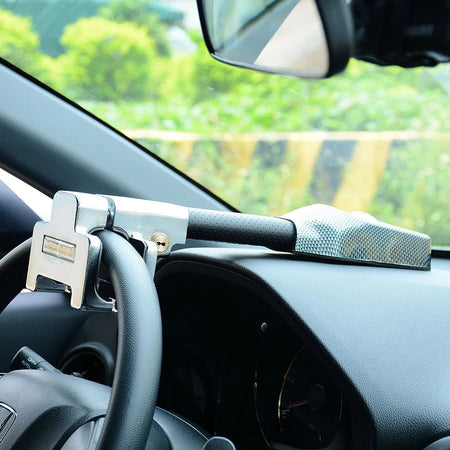 AUMOHALL Universal Steering Wheel Lock - Anti-Theft Car Security Clamp