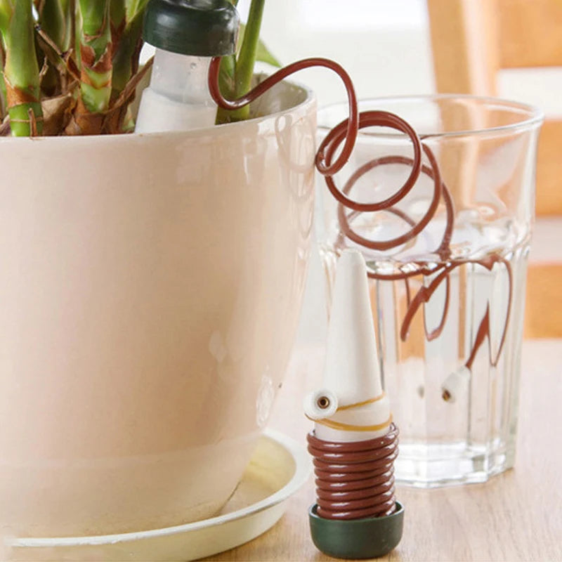 Automatic Ceramic Houseplant Watering System