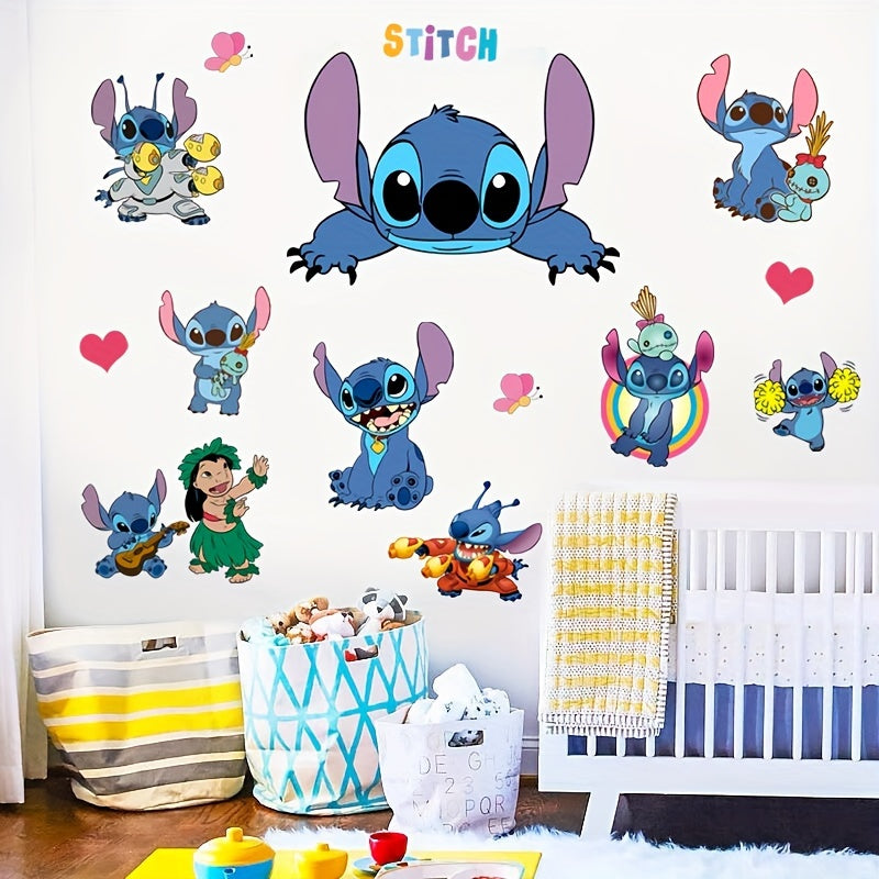 Cute Disney Stitch Cartoon Character Wall Decal - Cyprus