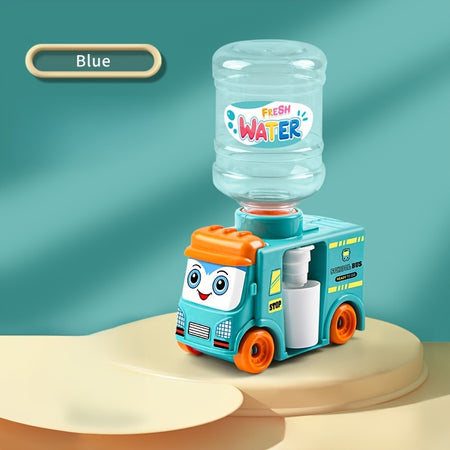 Fun Can Slide Bus Water Dispenser, Boys And Girls Toys Gift Green