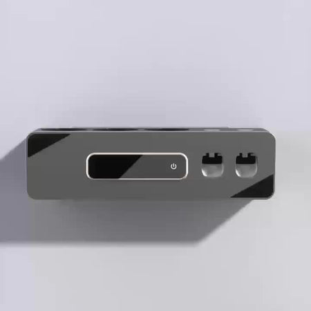 Smart Touchless Toothbrush with Wall-Mounted Drying Rack and Rechargeable Battery