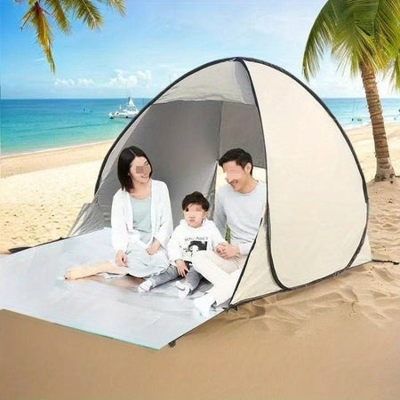 Rose Golden Oval Instant Pop-Up Camping Tent - Lightweight &amp; Portable