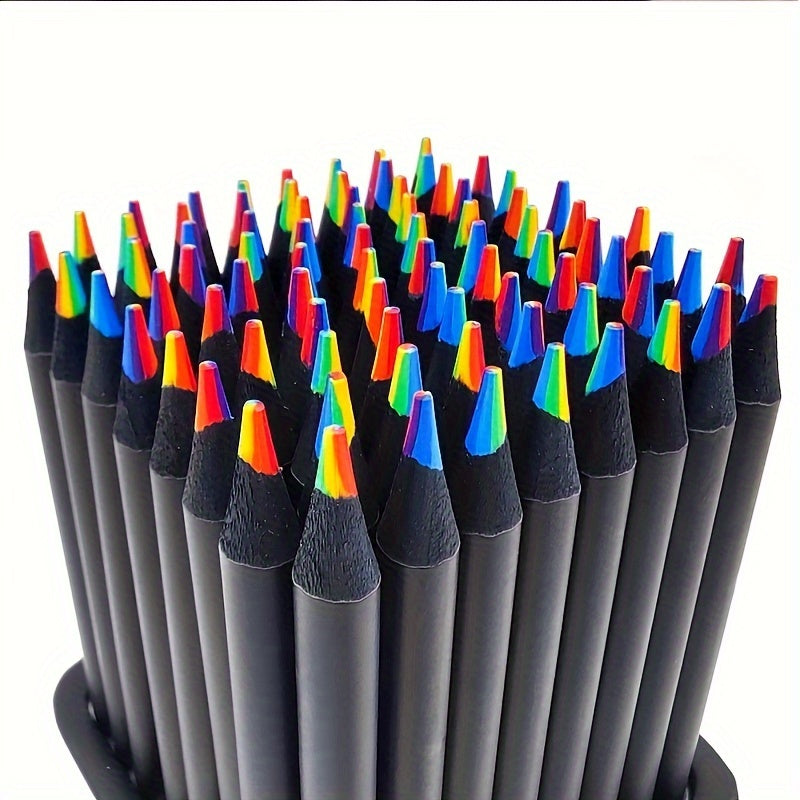 Rainbow Water Soluble Wooden Pencils Set - Cyprus