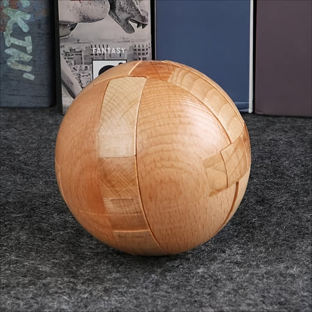Wooden Puzzle Magic Ball Brain Teaser Toy