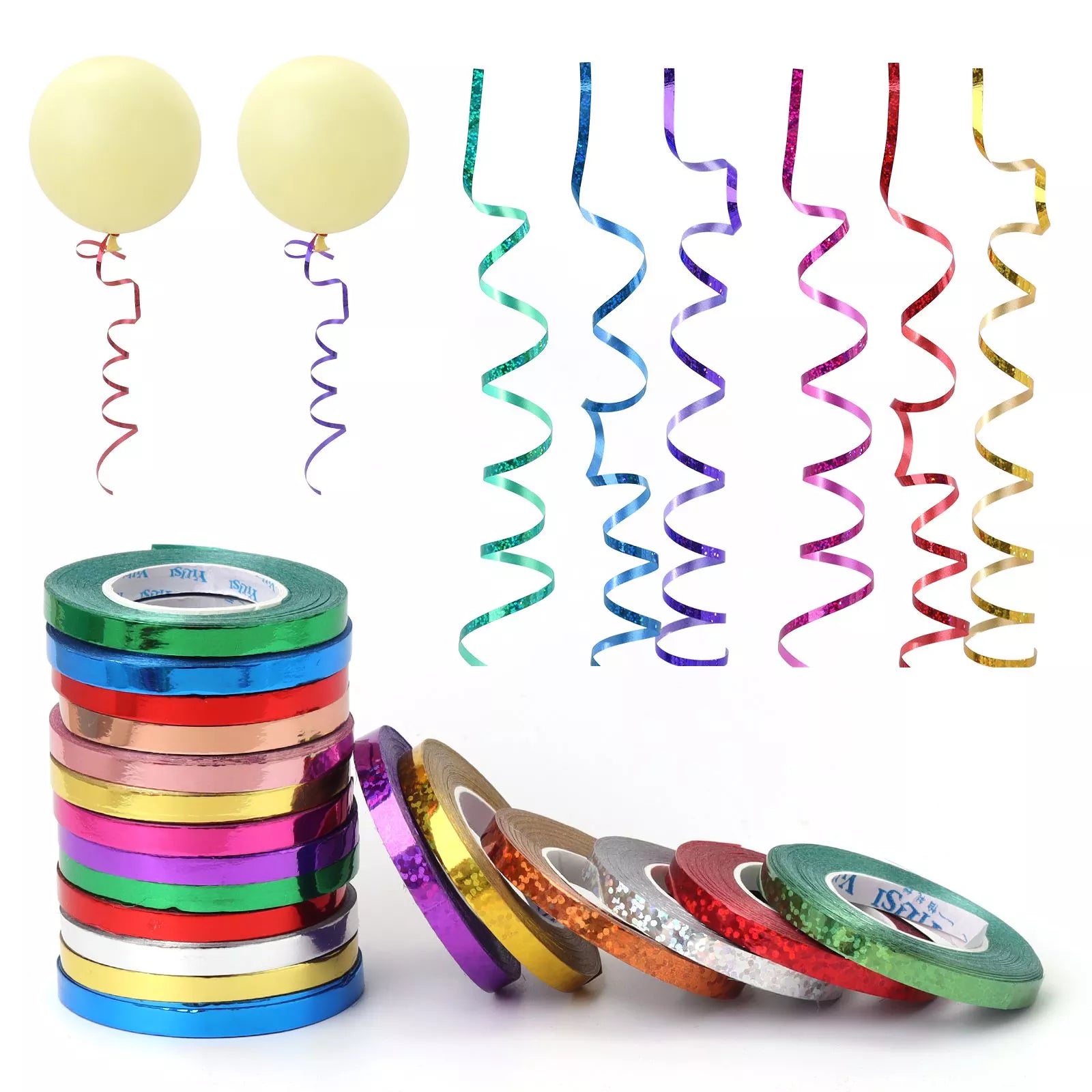 Balloon Ribbon Party Decoration - 10Meter/Rolls 5mm | Crafts DIY