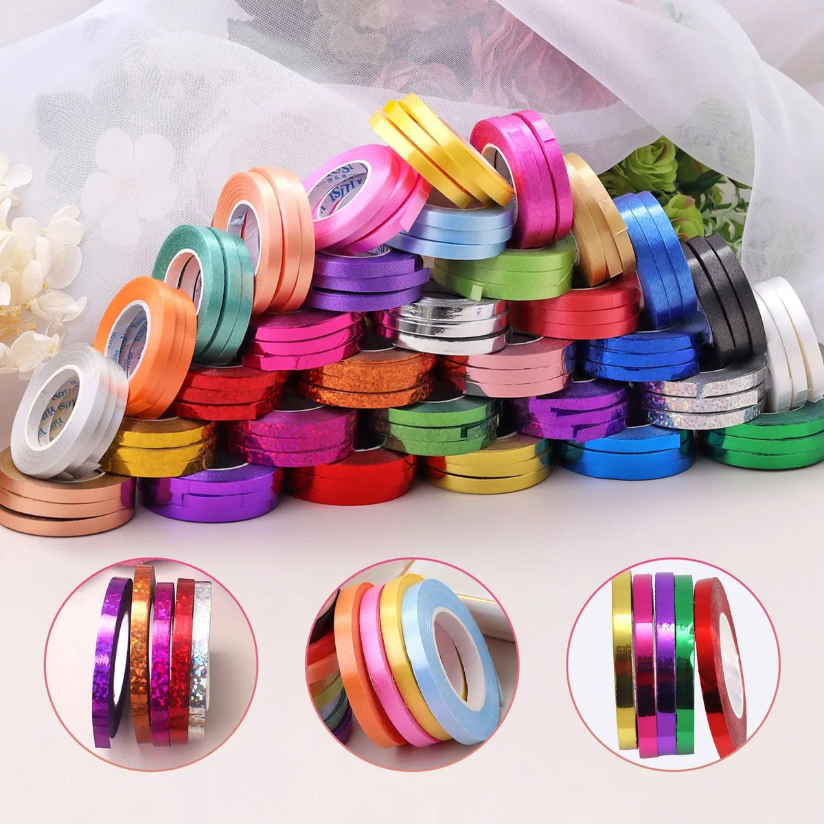 Balloon Ribbon Party Decoration - 10Meter/Rolls 5mm | Crafts DIY