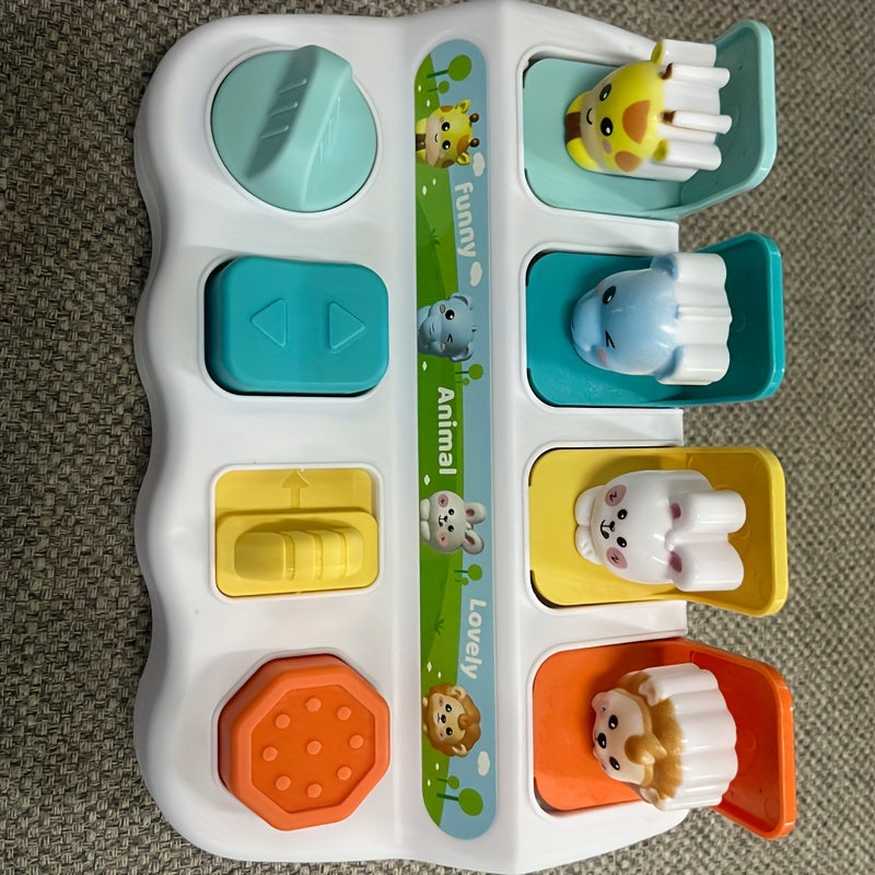 Montessori Pop-Up Animal Toy - Interactive Learning &amp; Play Box