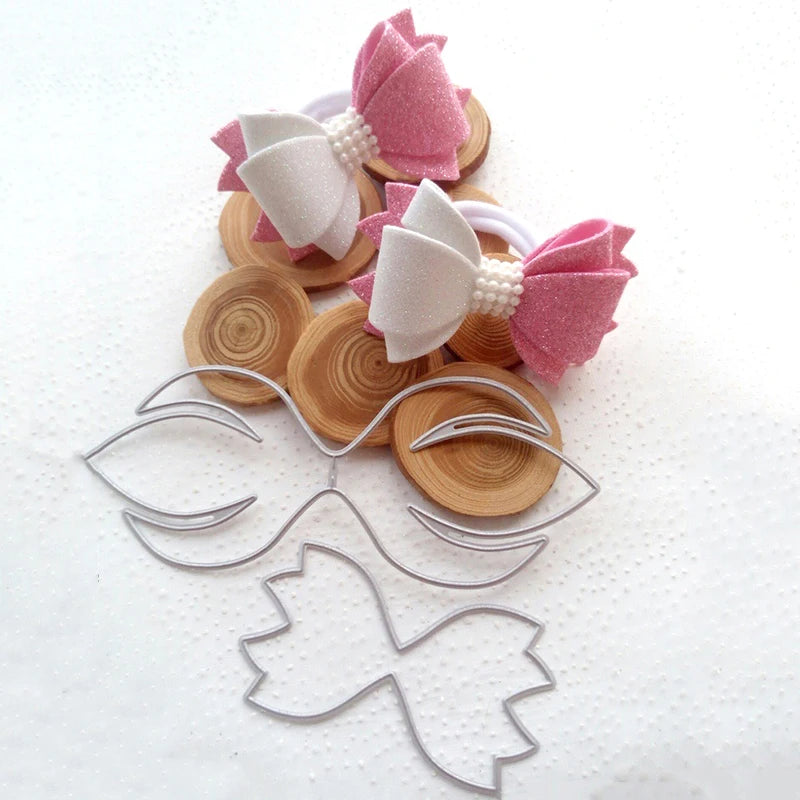 Beautiful Cutting Die Bow Template Metal Cutting Dies Scrapbooking DIY Crafts Stamps Die Cut Embossing Card Make Stencil Frame B / see the picture