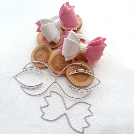 Beautiful Cutting Die Bow Template Metal Cutting Dies Scrapbooking DIY Crafts Stamps Die Cut Embossing Card Make Stencil Frame B / see the picture
