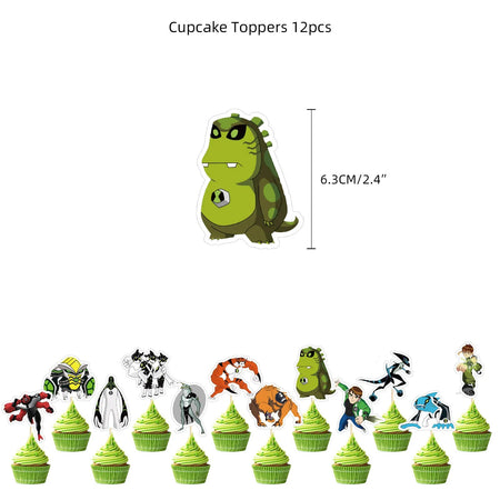 Ben-10 Cartoon Birthday Party Decoration Set