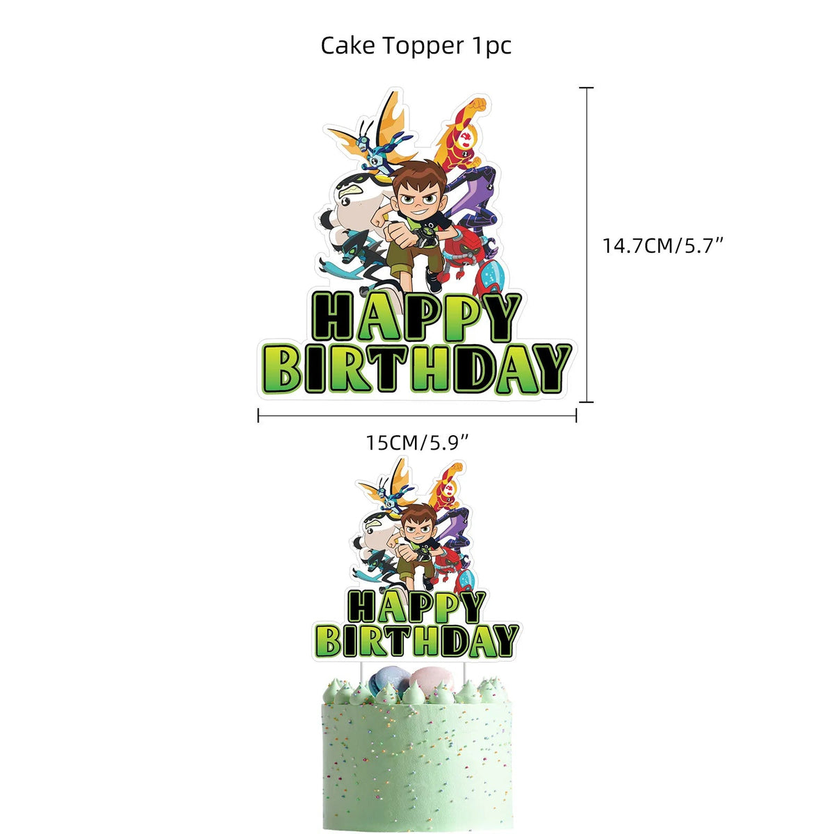 Ben-10 Cartoon Birthday Party Decoration Set