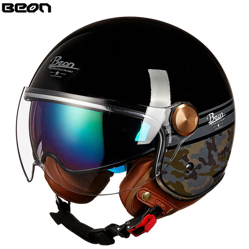 BEON B120 Motorcycle Helmet Twin Shield Motorbike helmet casco capacete ECE Certification helmets