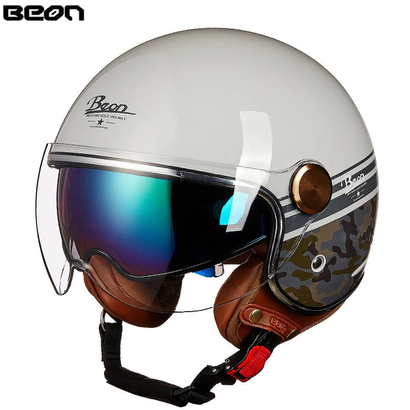 BEON B120 Motorcycle Helmet Twin Shield Motorbike helmet casco capacete ECE Certification helmets