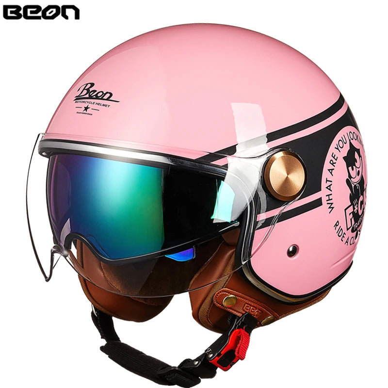BEON B120 Motorcycle Helmet Twin Shield Motorbike helmet casco capacete ECE Certification helmets