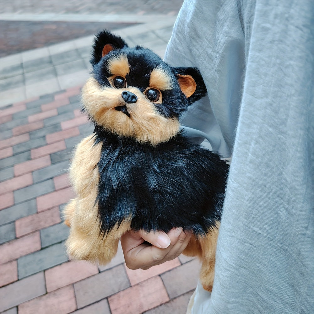 9.2inch Kawaii Stuffed Yorkie Dog Plush Toy