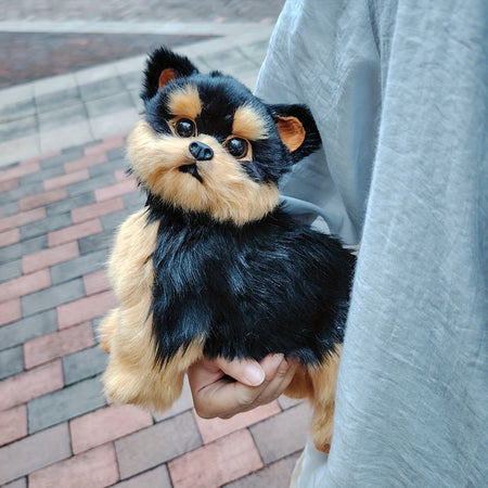 9.2inch Kawaii Stuffed Yorkie Dog Plush Toy