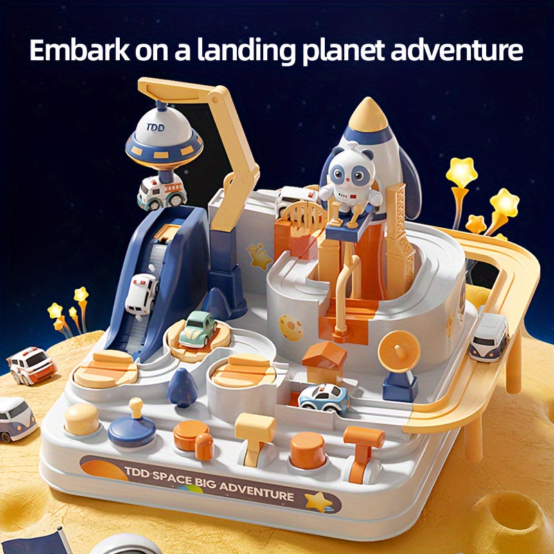 Space Adventure Puzzle Car - Orbit City Rescue Game Magnet Toys