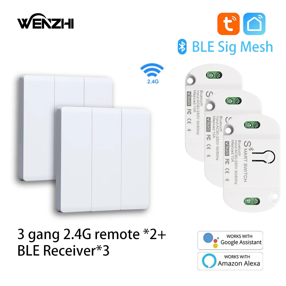 BLuetooth/BLE Switch Module Relay For Light LAMP On/Off 2.4G Wireless Remote Control Tuya Smart Life Timer DIY Home Automation