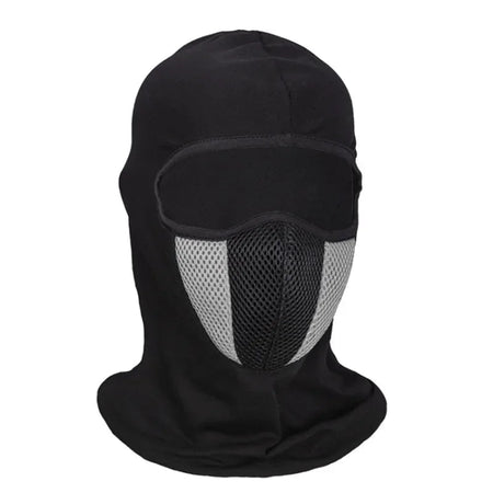 Breathable Motorcycle Full Face Balaclava: Windproof &amp;amp; Dustproof Hat gray