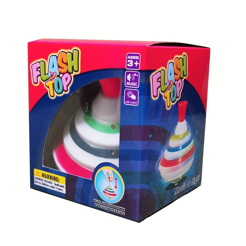 Light-Up Musical Spinning Gyro Toy